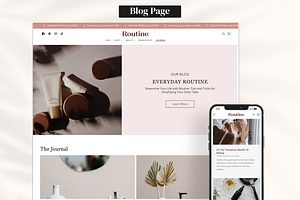 Routine - Skincare Shopify Theme