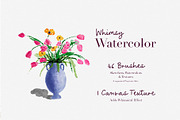 Whimsy Watercolor for Procreate, a Brush Add-On by Sofydoll Designs (Thumbnail 3 of 9)