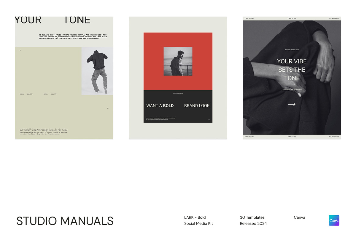 LARK - Bold Social Media Kit, a Social Media Template by Studio Manuals (Photo 1 of 8)