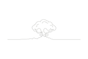 Atomic bomb line this continues line, an Object Graphic by lawoel (Thumbnail 3 of 3)
