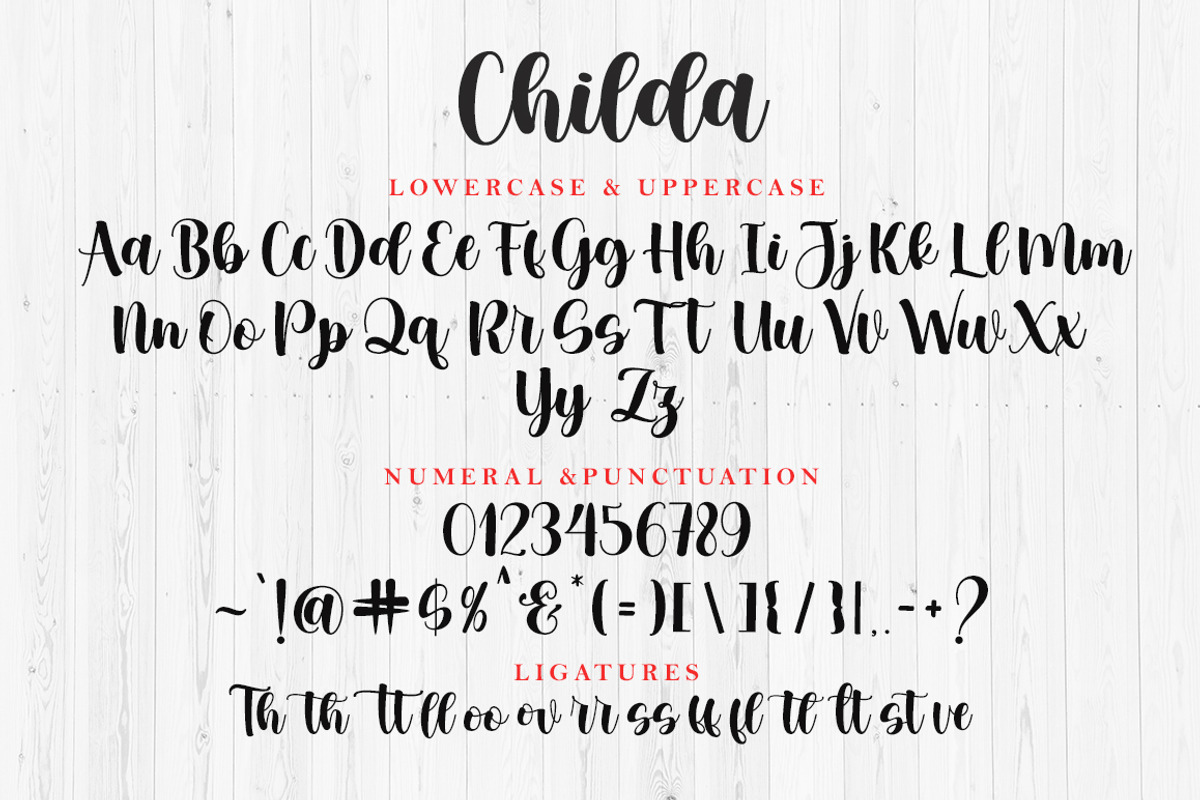 Childa, a Script Font by Nurul_kamal (Photo 8 of 14)
