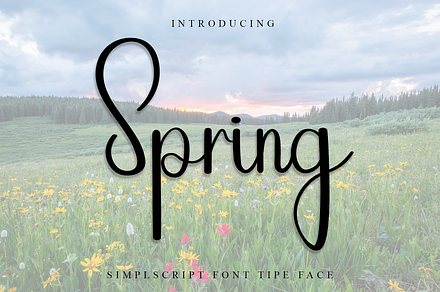 Spring, a Handwritten Font by FreshTypeINK