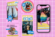 Retro 90s Instagram Template Yokend, a Social Media Template by Gibcreat (Thumbnail 3 of 4)