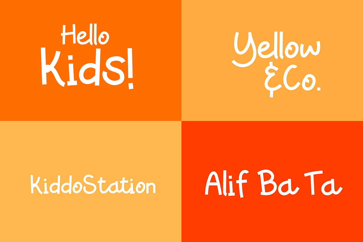 Caramelia - Playful Children Font preview 6