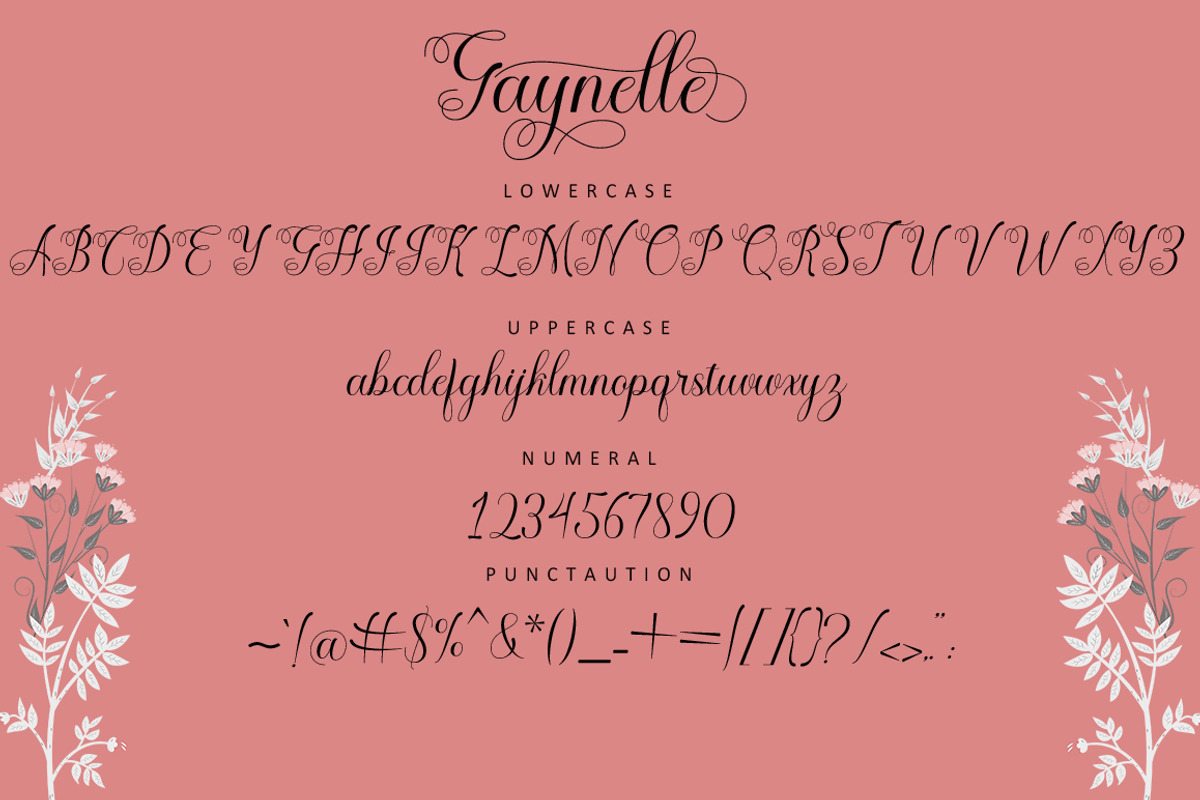 Gaynelle Script, a Script Font by Strong.co (Photo 6 of 10)