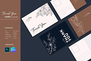 Thank You Postcards, a Card Template by Template Shop (Thumbnail 1 of 4)