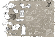 Trashes Vector, a Food Illustration by aniunova (Thumbnail 3 of 4)