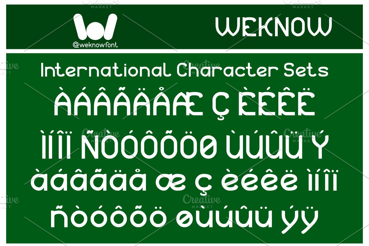 Kitchen Bar font, a Sans Serif Font by weknow (Photo 8 of 8)