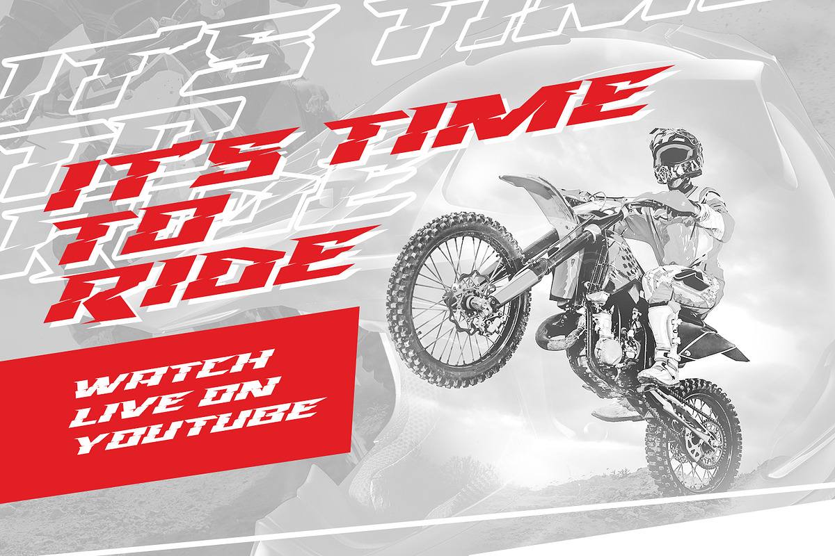 Racerz - Sport Display Font, a Sans Serif Font by Almarkhatype (Photo 6 of 10)