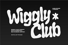 Wiggly Club Font
