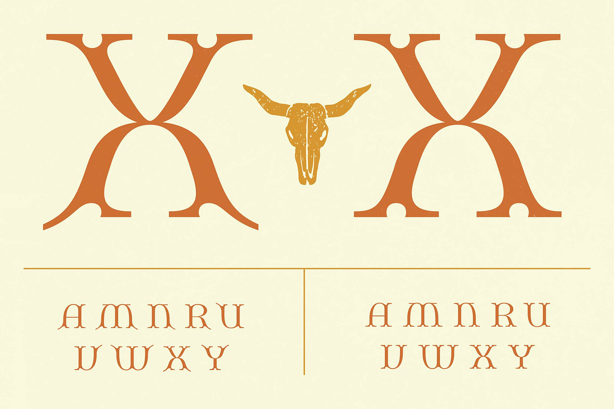Giqer Western Vintage Serif, a Serif Font by timelesstype.co (Photo 4 of 20)