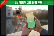 Smartphone In Hands Mockup Outdo PSD, a Device Mockup by Bruno's Shop (Thumbnail 1 of 4)