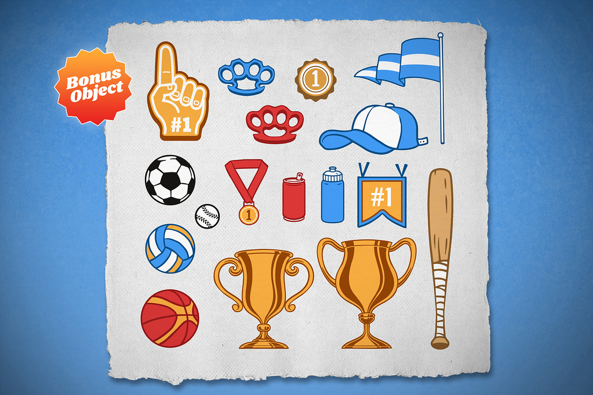 Retro Sports Animal Mascot Vol 3, an Animal Illustration by bazzier_graphik (Photo 4 of 7)