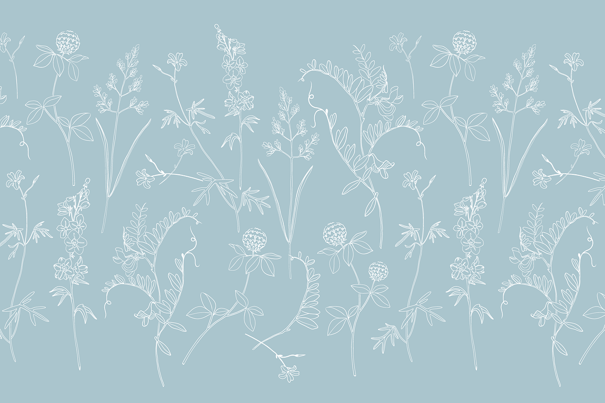 Delicate Herbarium Seamless Patterns, a Pattern Graphic by Maria Budarkiewicz (Photo 6 of 22)