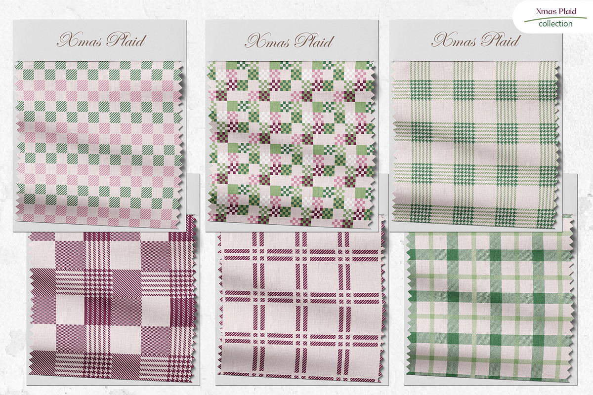 Xmas Plaid - Seamless Patterns, a Pattern Graphic by InaCorart (Photo 7 of 10)
