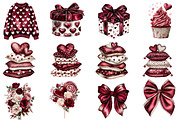 Romantic Valentine clipart, an Illustration by Designworld (Thumbnail 3 of 4)