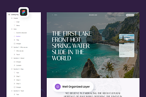 Travel & Hotel Landing Page