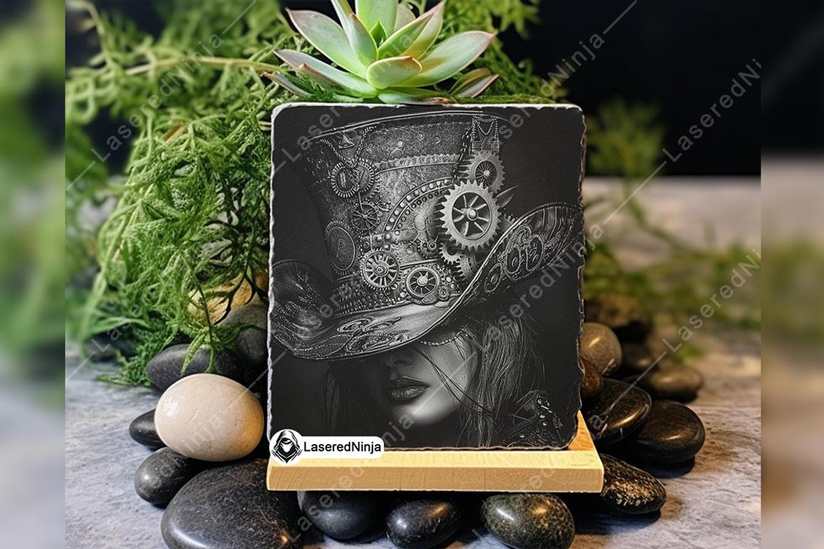 Steampunk Top Hat Mechanical Gears, a Background Graphic by LaseredNinja (Photo 6 of 7)