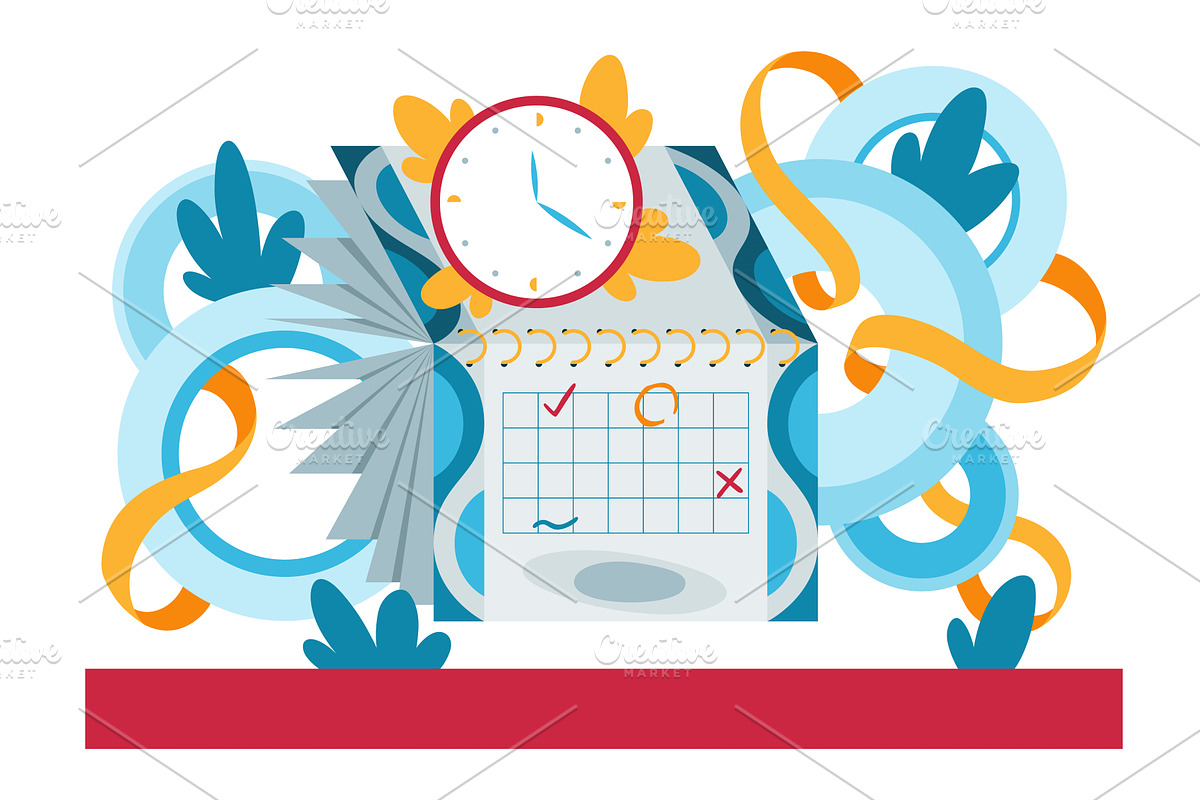 Planning concept. Vector, a Person Illustration by Things for designers