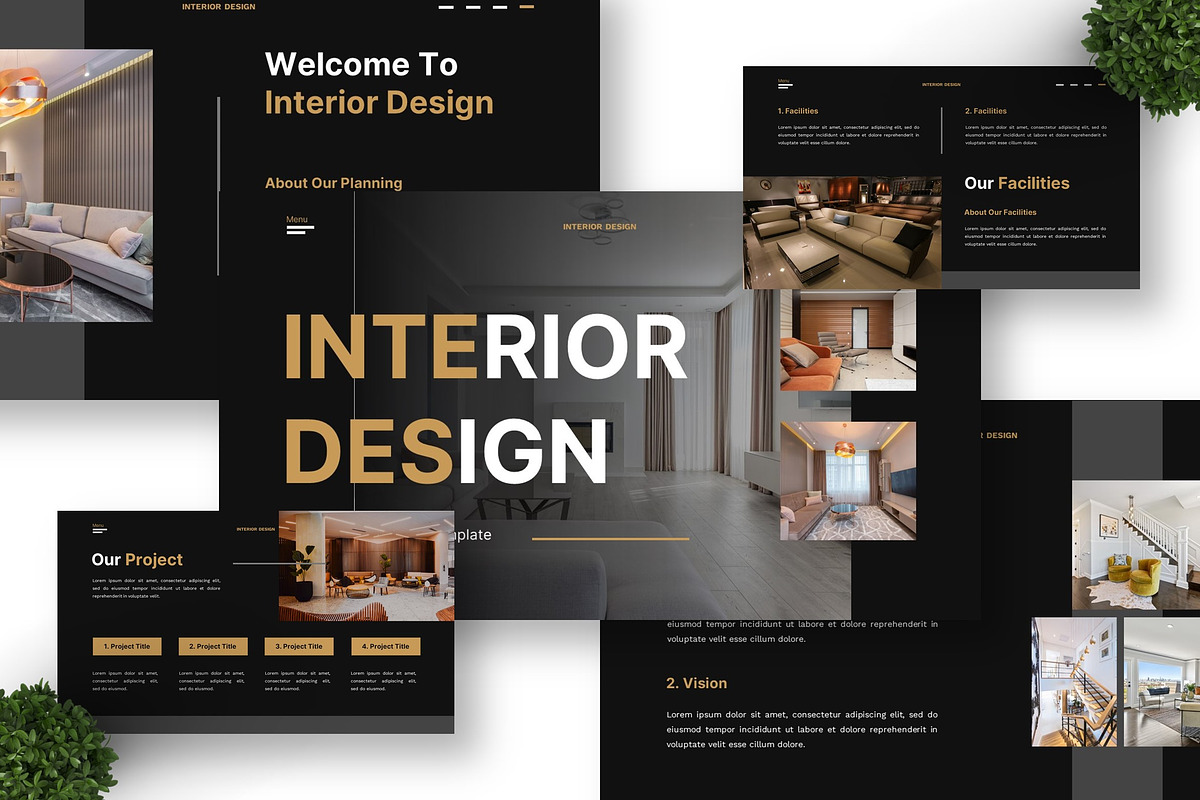 Interior Design - Interior PPT, a Presentation Template by Deepslide Studio (Photo 4 of 6)