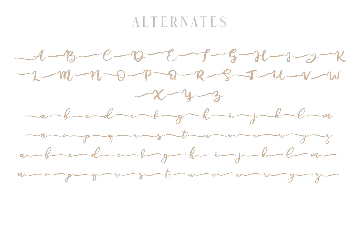 Masitha - A Lovely Script Font preview 8