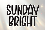 Sunday Bright | Script Font, a Script Font by Scratchones (Thumbnail 1 of 8)