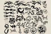 Dragon stamps for Procreate, a Brush Add-On by TheWhiteCatLab (Thumbnail 9 of 9)