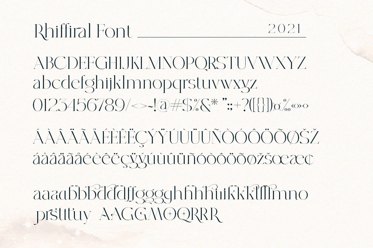 Rhiffiral, a Serif Font by Dora Typefoundry (Photo 10 of 30)
