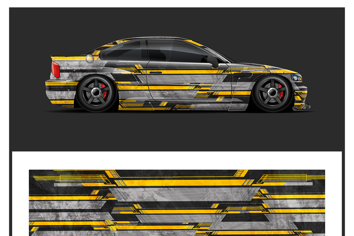 Bold Car Wrap Design, a Transportation Illustration by CarWrap design (Photo 3 of 4)