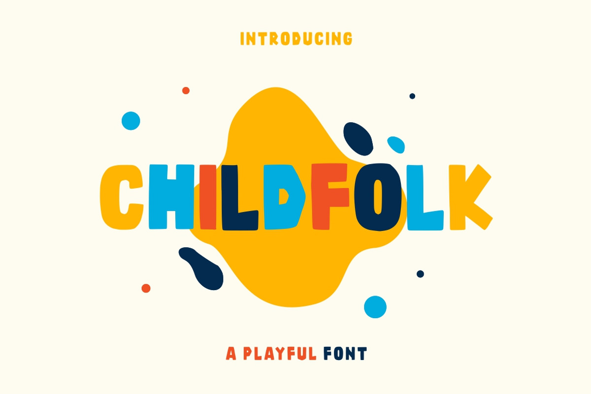 INTRO SALE! - Childfolk, a Sans Serif Font by Good Java Studio (Photo 1 of 10)