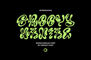 GF Maniac - Weird Display Font