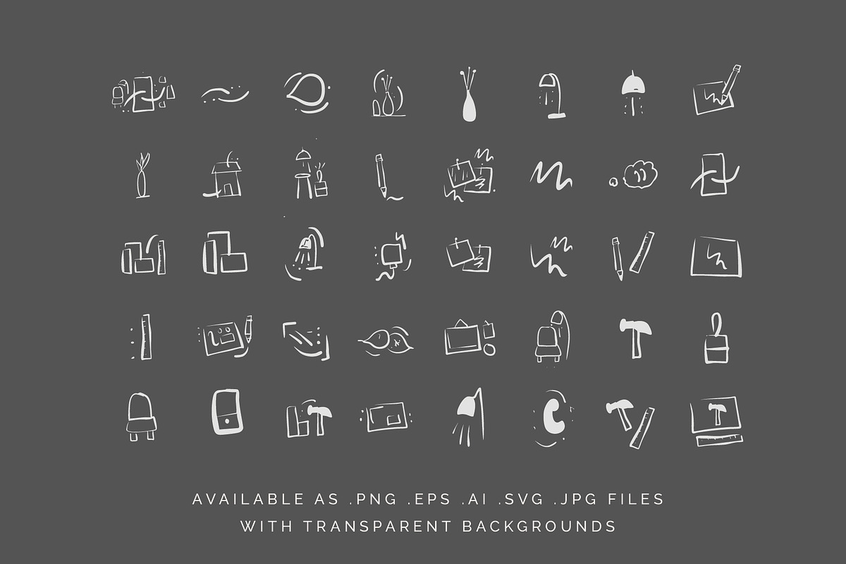 Interior Designer Architect Icons, an Outline Icon by CreativeWilderness (Photo 8 of 11)