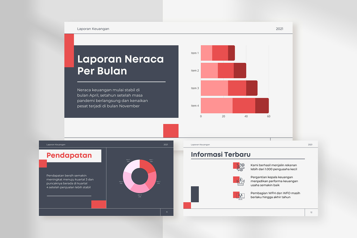 Financial Report Presentation, a Presentation Template by peterdraw (Photo 5 of 6)
