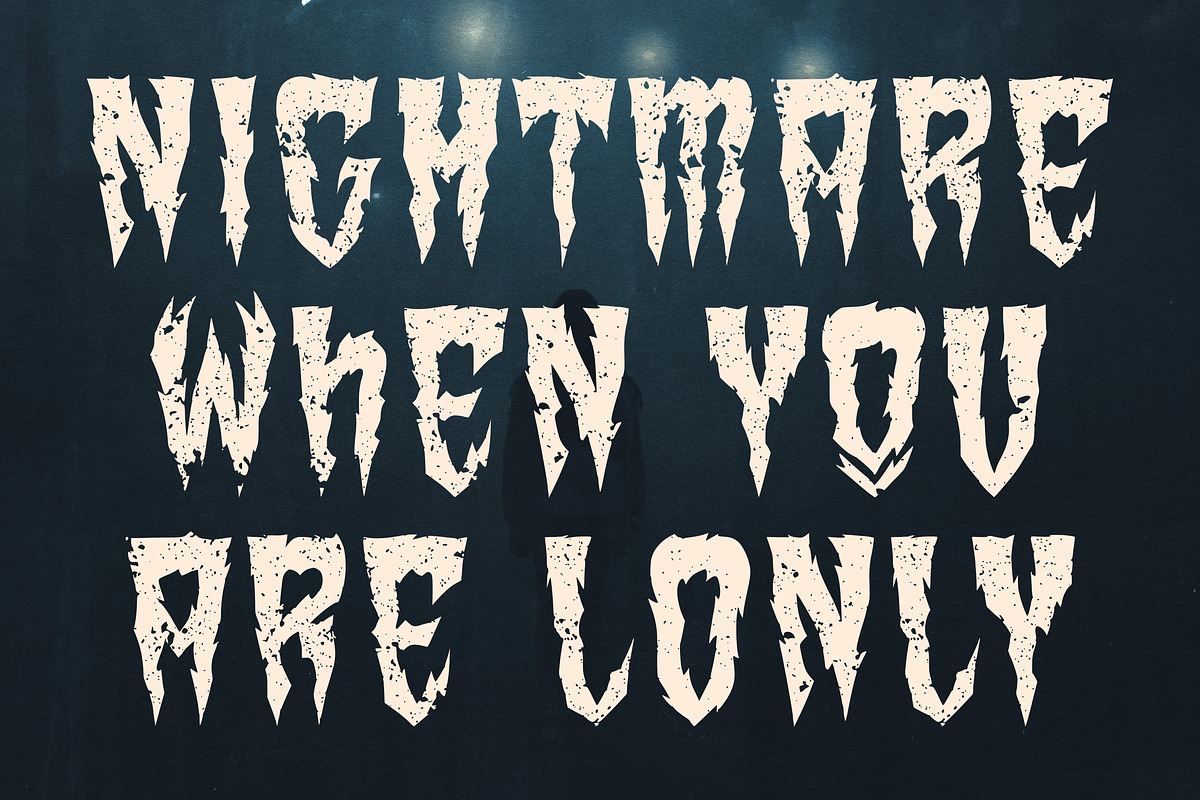 Ghaib, a Font by HATFSTUDIO (Photo 3 of 7)