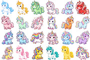 Cute Unicorn Clipart, an Animal Illustration by Forhadx5 (Thumbnail 6 of 9)