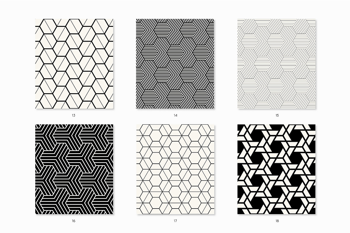 Minimalist Patterns Bundle | Vol.3, a Pattern Graphic by Curly_Pat