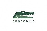 Stylized Green Crocodile, a Branding & Logo Template by Logocreative (Thumbnail 2 of 2)