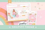 Pastel Rainbow Shopify Theme, a Shopify Template by Design Pixie (Thumbnail 1 of 11)