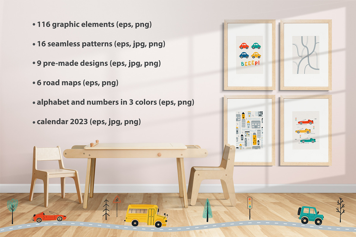 Beep! Kids car collection, a Decorative Illustration by RinSo_art (Photo 2 of 13)