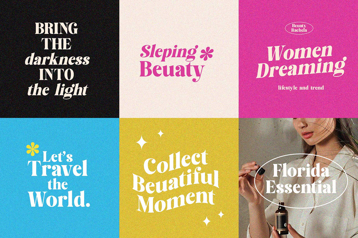 Beauty Rachela Beautiful Serif Font, a Serif Font by RantautypeStudio (Photo 7 of 17)