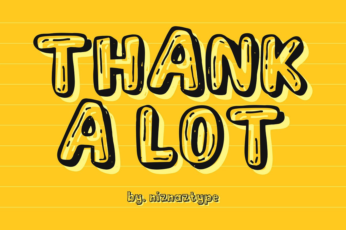 Woodix Font, a Handwritten Font by nIznaztype (Photo 6 of 6)