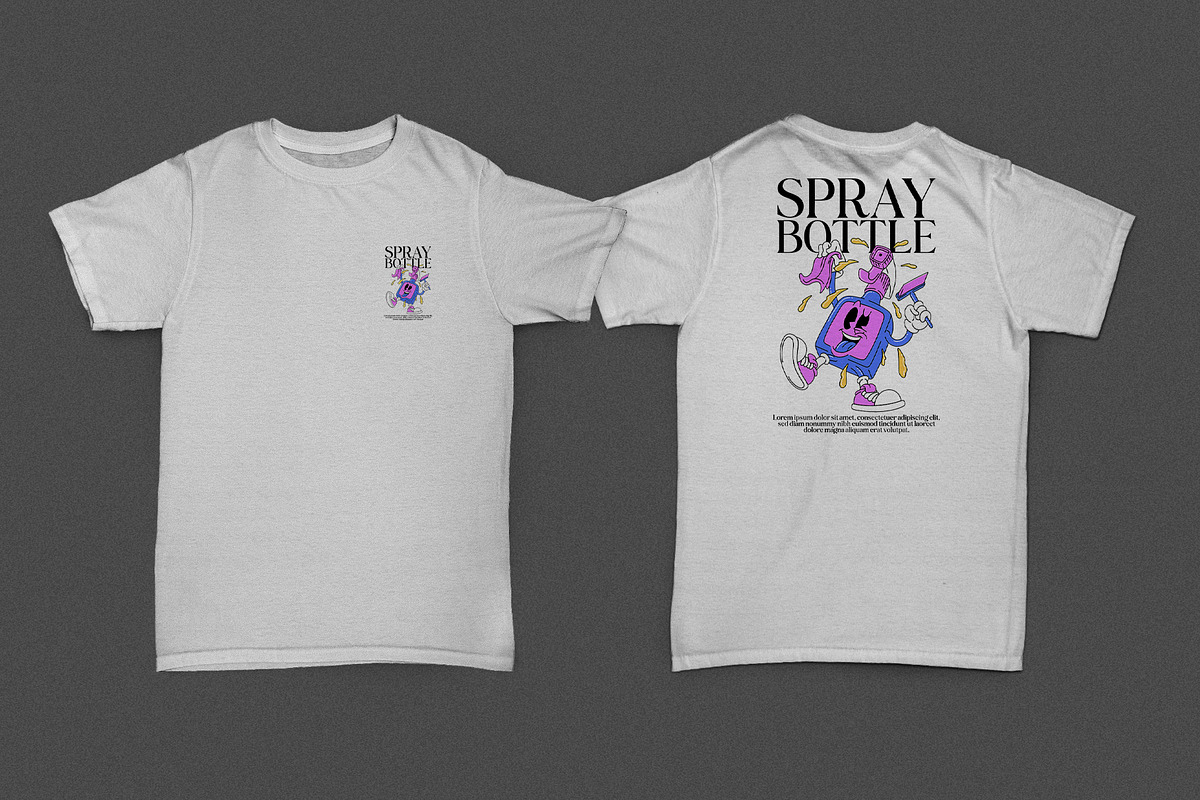 happy spray bottle mascot, a Branding & Logo Template by Judsart (Photo 2 of 3)
