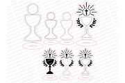 Chalice for First Holy Communion Las, a Pattern Graphic by MegaPrezencik (Thumbnail 3 of 7)