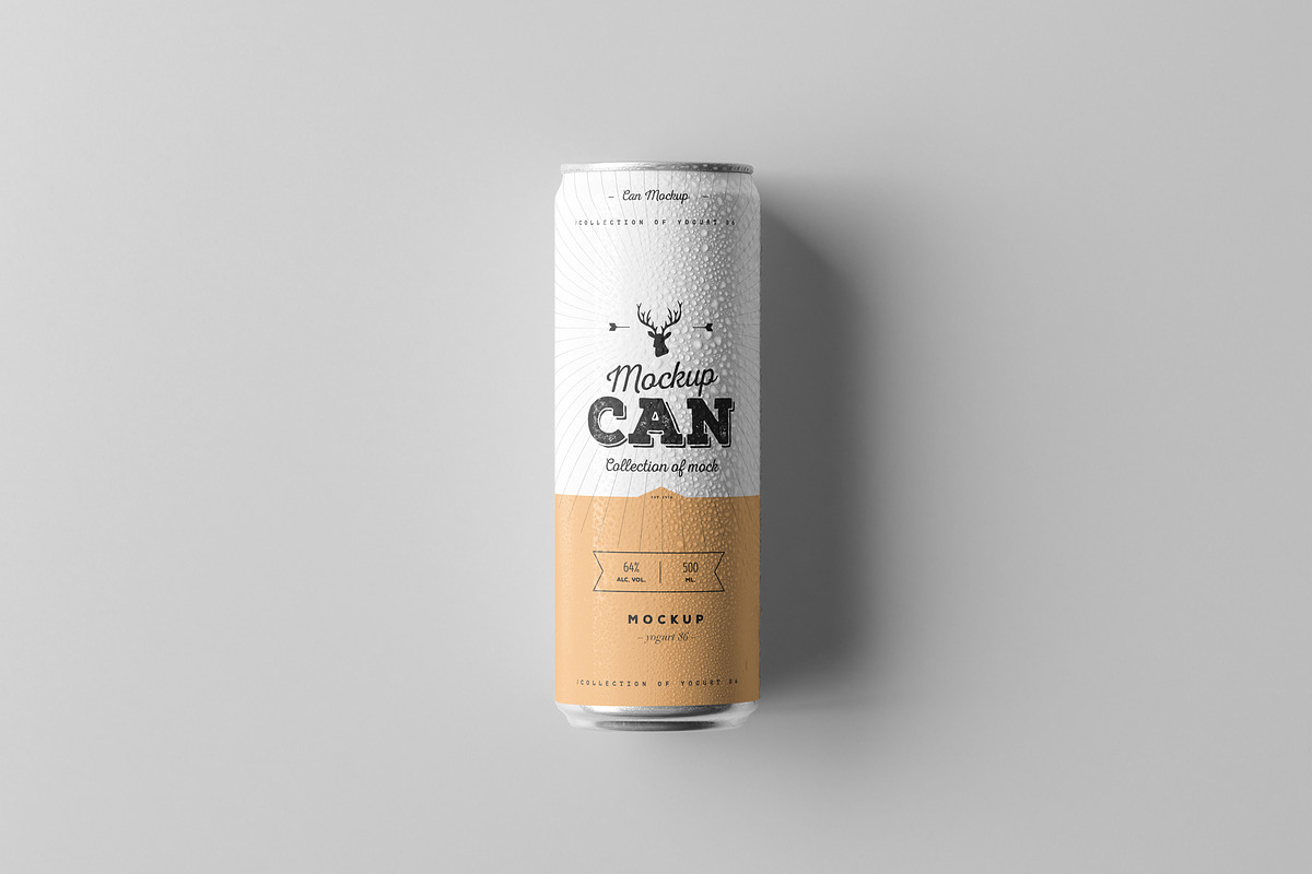 Can Mock-up 5, a Cups & Container Mockup by Yogurt86 (Photo 12 of 14)