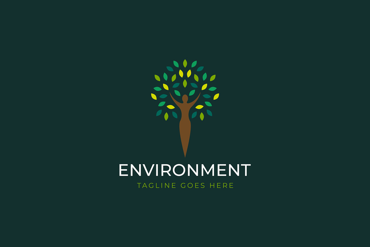 Human Tree Symbol Logo Environment, a Branding & Logo Template by Signatoro (Photo 2 of 2)