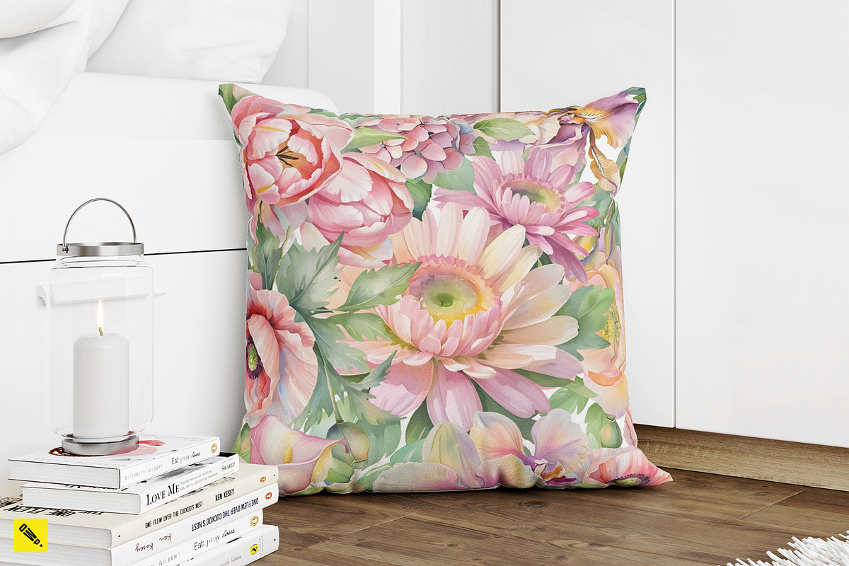 Watercolor Flowers vol.1 - 10 PNGs, a Graphic by DesignWP (Photo 4 of 5)