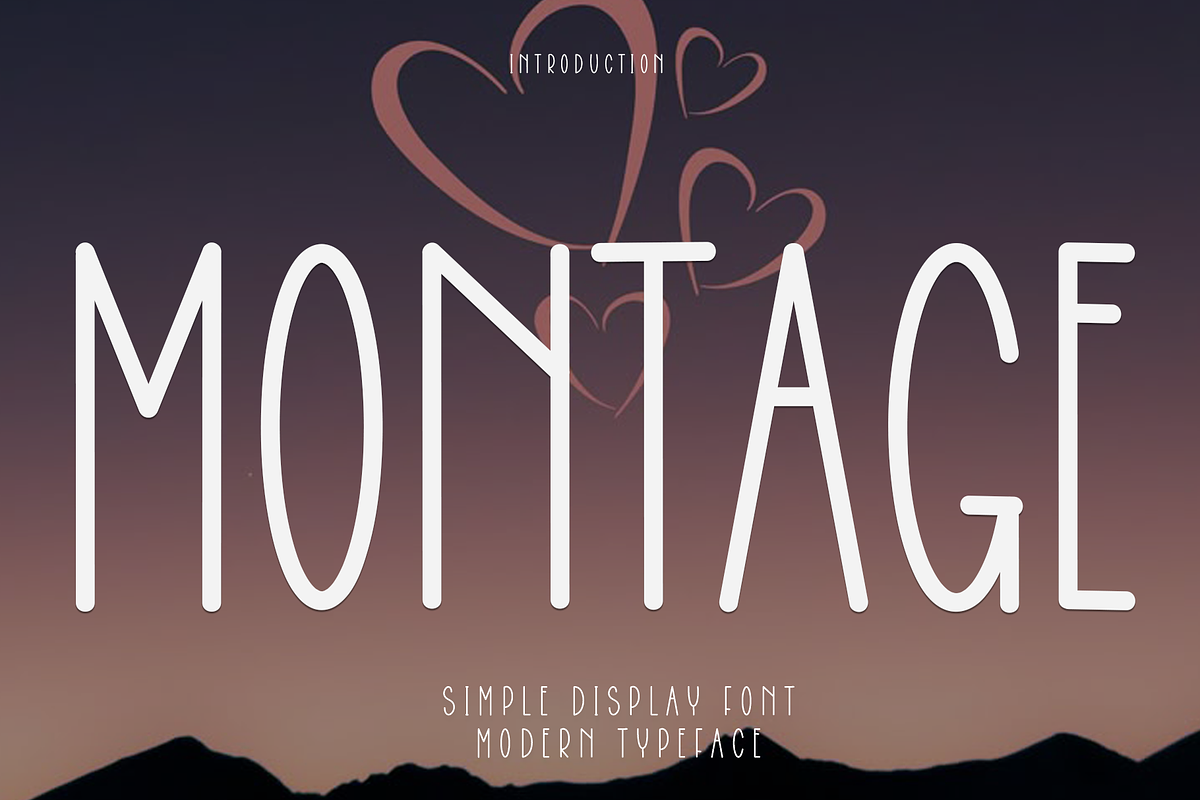 Montage, a Sans Serif Font by InermediaSTUDIO (Photo 1 of 7)