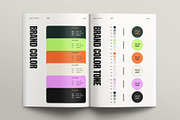 Creative Brand Identity Guidelines, a Brochure Template by E-Type (Thumbnail 6 of 12)