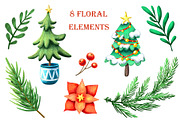 Christmas Story - Clipart Set, an Illustration by Mashamashastu (Thumbnail 5 of 13)
