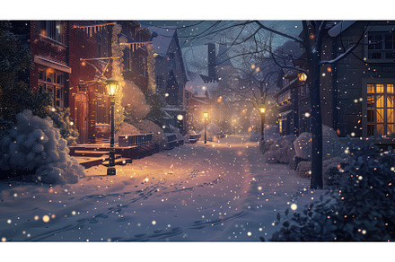 slush snowy streets ai generated, a Background Photo by pikepicture